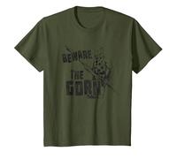 Star Trek Beware The Gorn Maglietta, Bambini, Oliva, 10 Anni