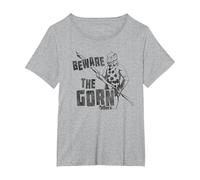 Star Trek Beware The Gorn Maglietta, Donna Plus-Size, Grigio Melange, 2X