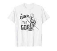 Star Trek Beware The Gorn Maglietta, Uomo, Bianco, 4XL