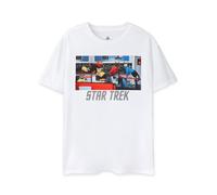 Star Trek Bianco Cats T-shirt a maniche corte Uomini