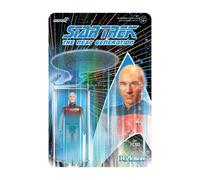 Star Trek Capitano Picard Transporter ReAction da 3,75 pollici. Figura altamente