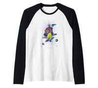 Star Trek Captains & Starships Picard Kirk Sisko And Janeway Maglia con Maniche Raglan