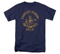 Star Trek - Collegiate Bridge - T-Shirt A Maniche Corte Unisex Per Adulti - Blu
