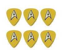 Star Trek Command Shield - Set di 6 plettri per chitarra, misura media