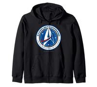 Star Trek Discovery Starfleet Command Logo Felpa con Cappuccio