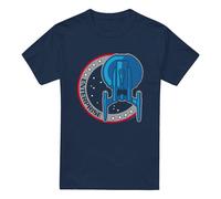 Star Trek Enterprise Maglietta Tasca a Toppa Uomo (TV13768)