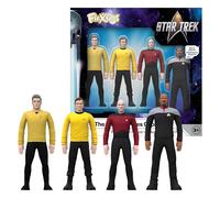 Star Trek Flexfigs 4-Pack | Kirk, Picard, Sisko, Pike