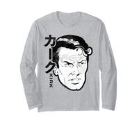 Star Trek Kanji Kirk Head Maglia a Manica