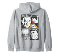 Star Trek Kirk Spock Uhura Sulu Squares Felpa con Cappuccio