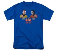 Star Trek - Kirk Vs Khan - T-Shirt Corto Unisex Per Adulti - Blu