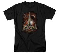 Star Trek Klingon Crest Spazio Classic Series Nuovo CBS Licenza Adulto T-Shirt