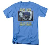 Star Trek: La Serie Originale - Edge Di Forever - T-Shirt Unisex Adulti - Blu