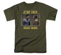 Star Trek: La Serie Originale - Mirror Mirror - Maglietta Unisex Adulta - Verde
