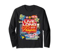 Star Trek Live Long And Prosper NCC-1701 U.S.S. Enterprise Maglia a Manica