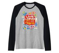 Star Trek Live Long And Prosper NCC-1701 U.S.S. Enterprise Maglia con Maniche Raglan