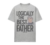 Star Trek Logically the Best Father Maglietta Erica Donna (TV27169)