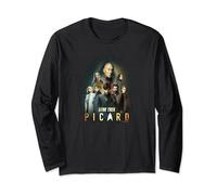 Star Trek: logo Picard Cast Collage Maglia a Manica