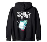 Star Trek Lower Deck Seek out New Life Felpa con Cappuccio