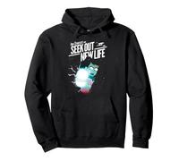 Star Trek Lower Deck Seek out New Life Felpa con Cappuccio