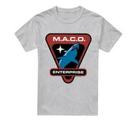 Star Trek MACO Maglietta Tasca a Toppa Uomo (TV13770)