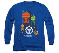 Star Trek Maglietta Natale Gingillo Astronave Adulto Unisex (TV9379)