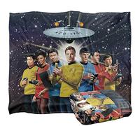 Star Trek Original Crew Coperta super morbida al tatto setoso - 152 x 127 cm