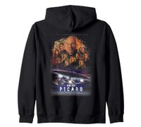 Star Trek Picard The Last Generation Poster Felpa con Cappuccio