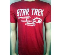 Star Trek Rosso Nave Logo Per TV Show Film Classico Spazio Galaxy Erica T Shirt