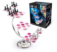 STAR TREK Scacchiera Tri-dimensionale Set Scacchi Replica THE NOBLE COLLECTION