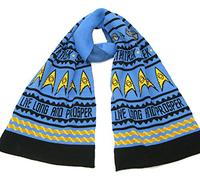 Star Trek Sciarpa maglia “Live Long and Prosper”- Sciarpa Ufficiale Spock “Lunga Vita e Prosperità”