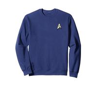 Star Trek Science Uniform Felpa, Unisex per Adulti, Navy, XL