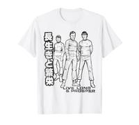 Star Trek Spock Kirk Bones Kanji Stance Maglietta