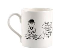 Star Trek Spock "Niente Di Irreale Esiste" Tazza In Ceramica Da 12 Once