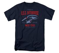 Star Trek - Stardate 2245 - T-Shirt A Maniche Corte Unisex Per Adulti - Blu
