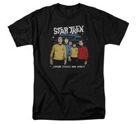 Star Trek Strange New World T-Shirt Uomo Licenziata Nera S-5XL Stampa