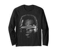 Star Trek The Next Generation Geordi Oversized Face Maglia a Manica