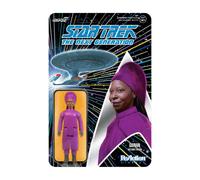 Star Trek: The Next Generation Guinan ReAction Figure da 3,75 pollici altamente