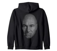 Star Trek The Next Generation Picard Oversized Face Felpa con Cappuccio