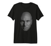 Star Trek The Next Generation Picard Oversized Face Maglietta Premium