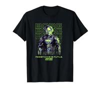 Star Trek: The Next Generation Resistance Is Futile Borg Maglietta, Uomo, Nero, XL