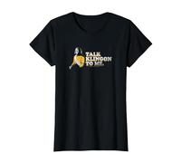 Star Trek: The Next Generation- Talk Klingon To Me Maglietta, Donna, Nero, 3XL