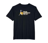 Star Trek: The Next Generation- Talk Klingon To Me Maglietta, Uomo Taglie Grandi, Nero, 3X Tall