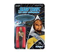 Star Trek: The Next Generation Worf Figura ReAction da 3,75 pollici altamente co