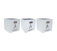 Star Trek: The Original Serie NCC-1701 Conservazione Bin Cubo Organizer Set Di 3