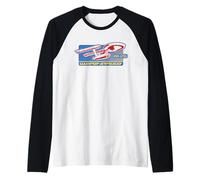 Star Trek: The Original Series NCC-1701 Warp Speed Retro Maglia con Maniche Raglan