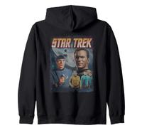 Star Trek The Original Series Retro Poster Felpa con Cappuccio