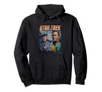 Star Trek The Original Series Retro Poster Felpa con Cappuccio