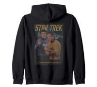 Star Trek The Original Series Retro Spock And Kirk Felpa con Cappuccio