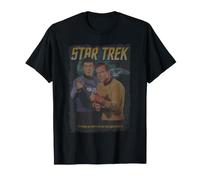 Star Trek The Original Series Retro Spock And Kirk Maglietta