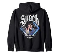 Star Trek The Original Series Spock Heavy Metal Felpa con Cappuccio